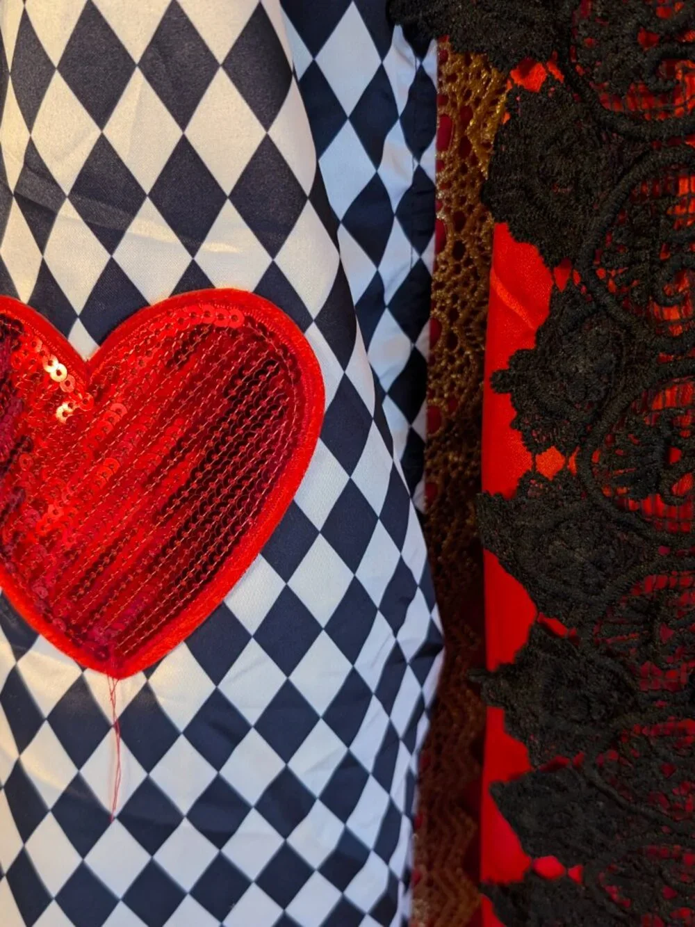 Trish Scully Queen of Hearts Costume Size 12